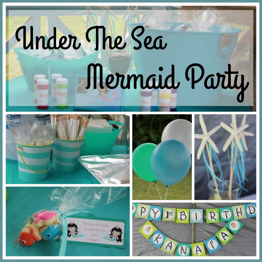 Under the sea Mermaid party