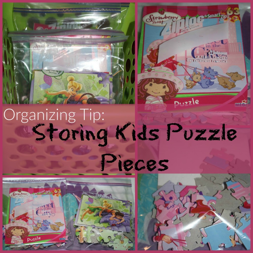 Kids Puzzle Organization