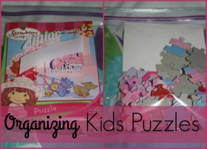 how to organize kids puzzles