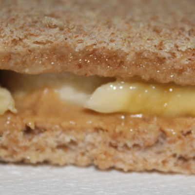 Peanut Butter & Honey Sandwich with Bananas