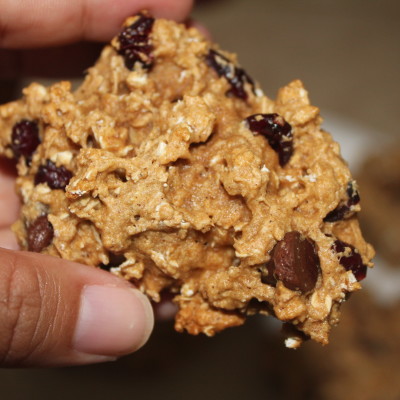 Healthy Whole Wheat Oatmeal Chocolate Chip Cookie Recipe