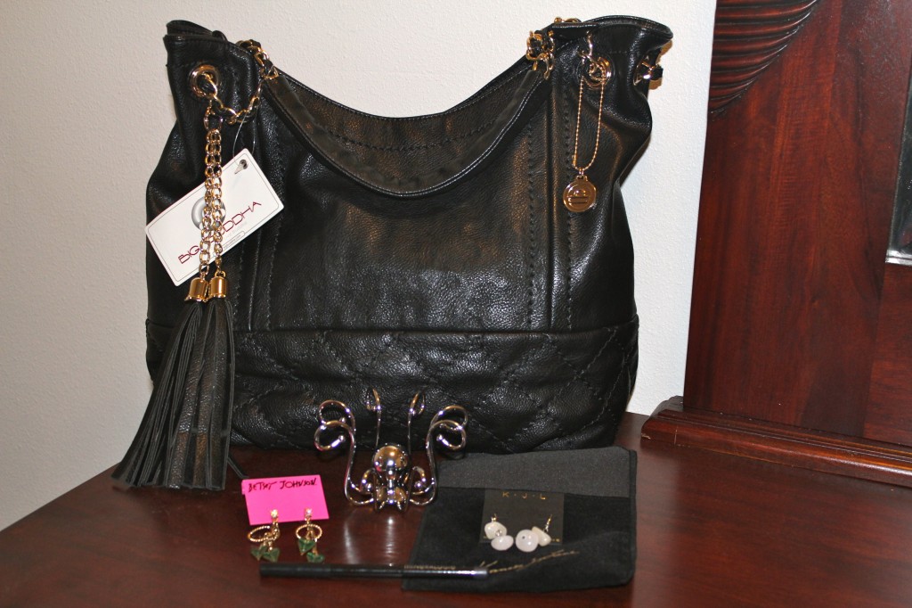 little black bag reveal, big buddha quilted tote