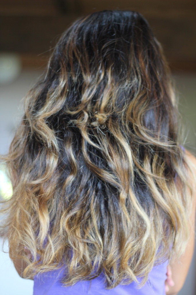 brown blonde ombre hair