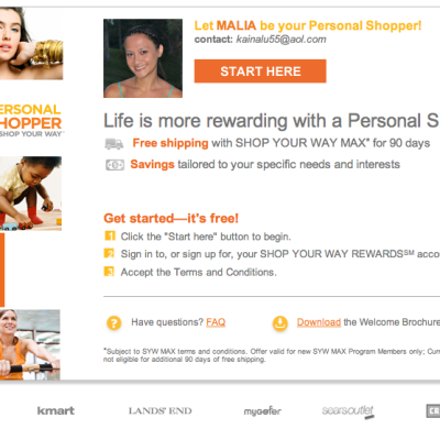 I want to be your Personal Shopper!  It’s FREE!