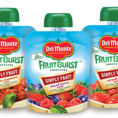 Del Monte® Fruit Burst™ Squeezers Review and $50 Walmart Gift Card Giveaway
