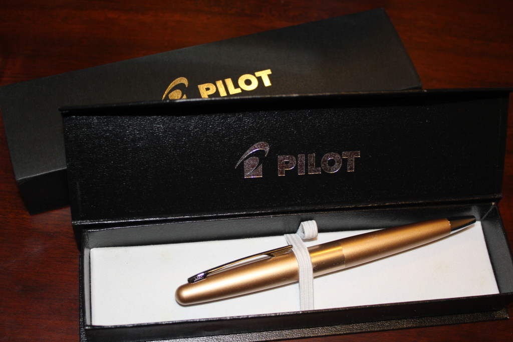 pilot gold pen