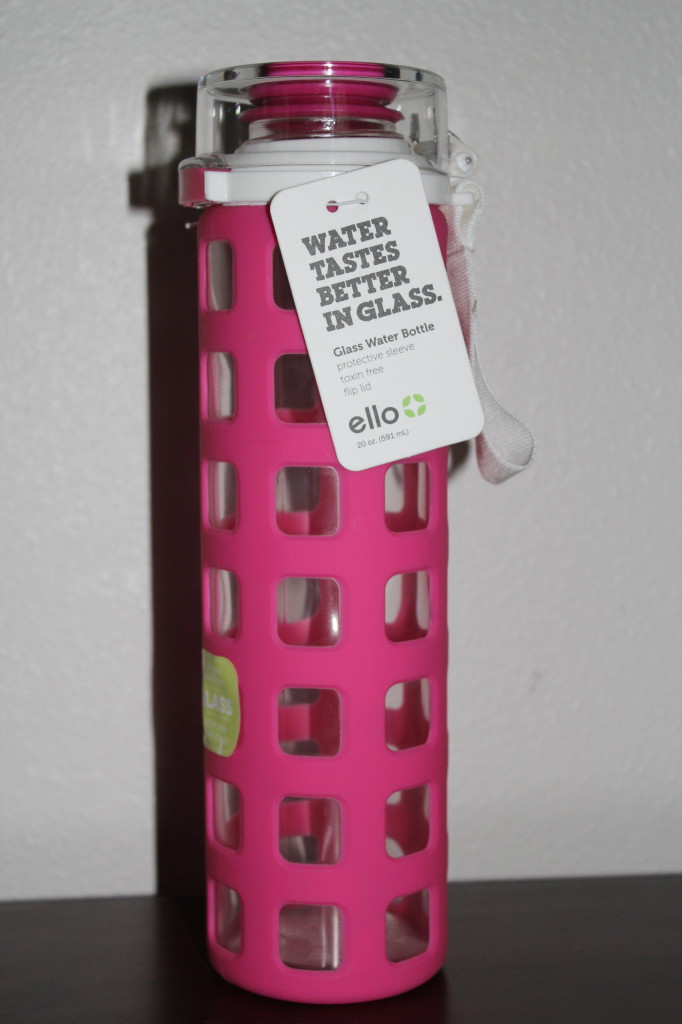 ello glass water bottle