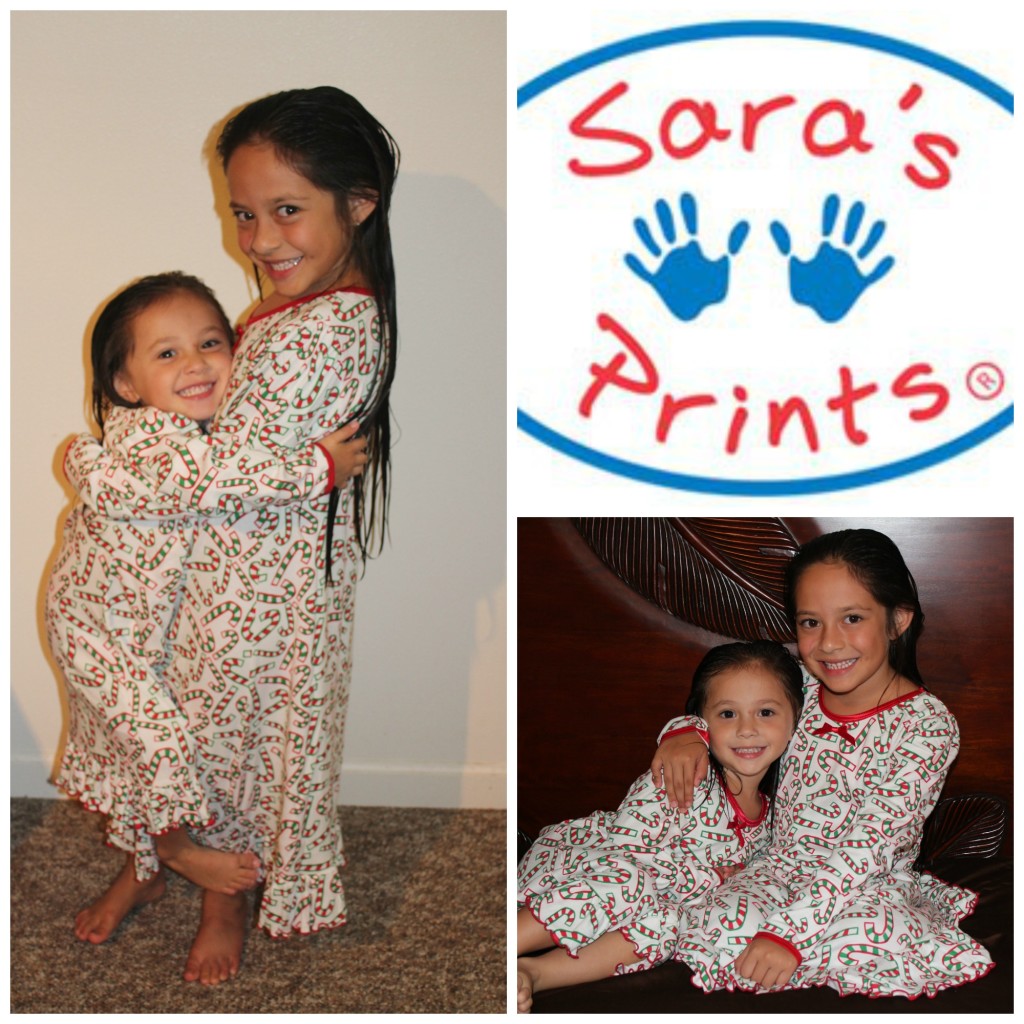 saras prints christmas nightgowns