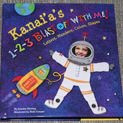 1-2-3 Blast Off With Me – Personalized Children’s Book *2013 Holiday Gift Idea*
