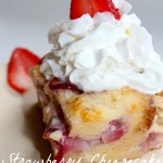 Strawberry Cheesecake Bread Pudding