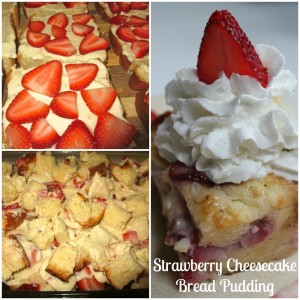 Strawberry Cheesecake Bread Pudding Recipe