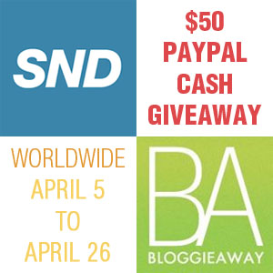 $50 Paypal Cash Giveaway