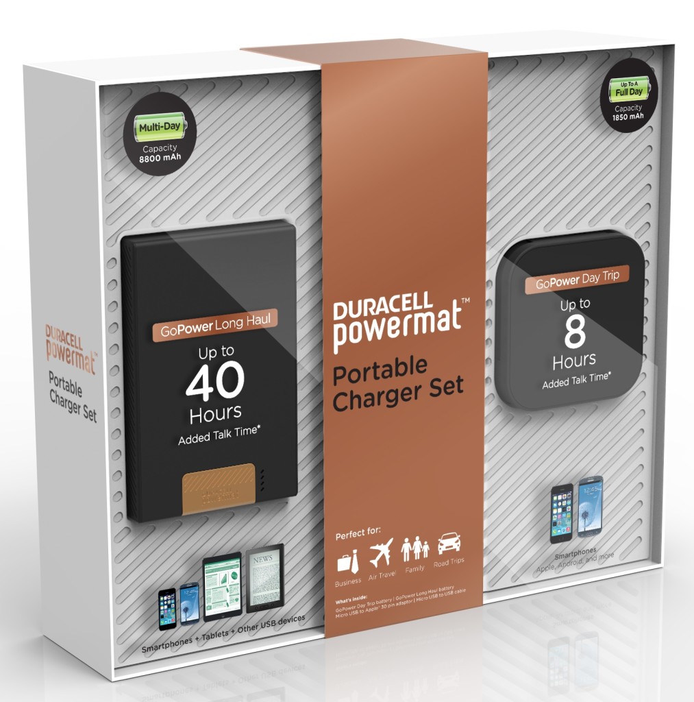 Duracell portable charger set 