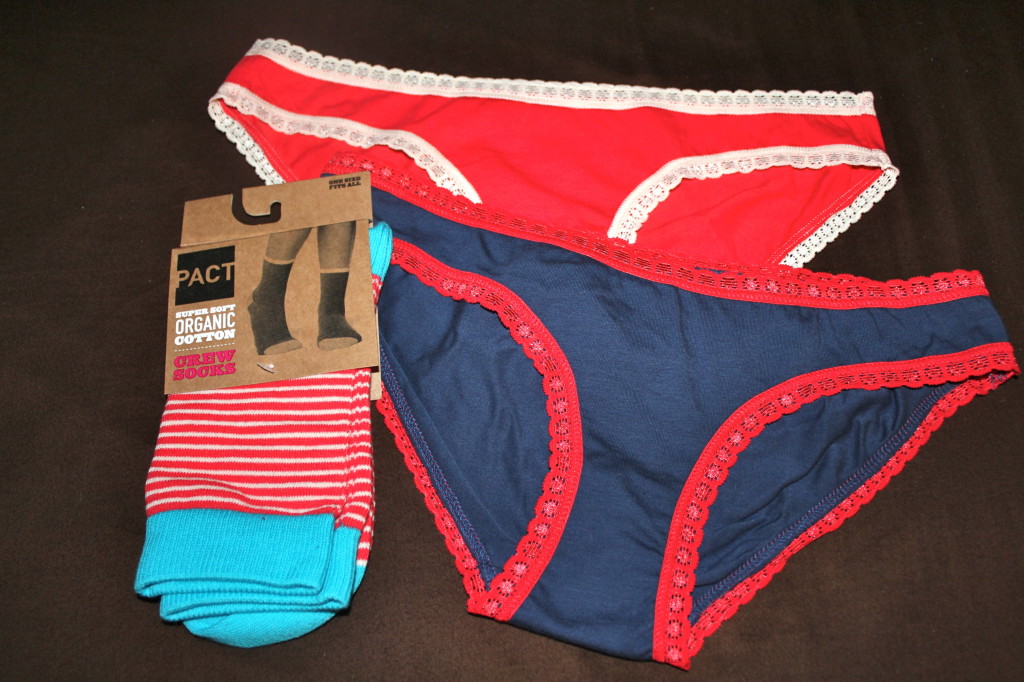 PACT Organic underwear and socks