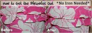 How to get wrinkles out