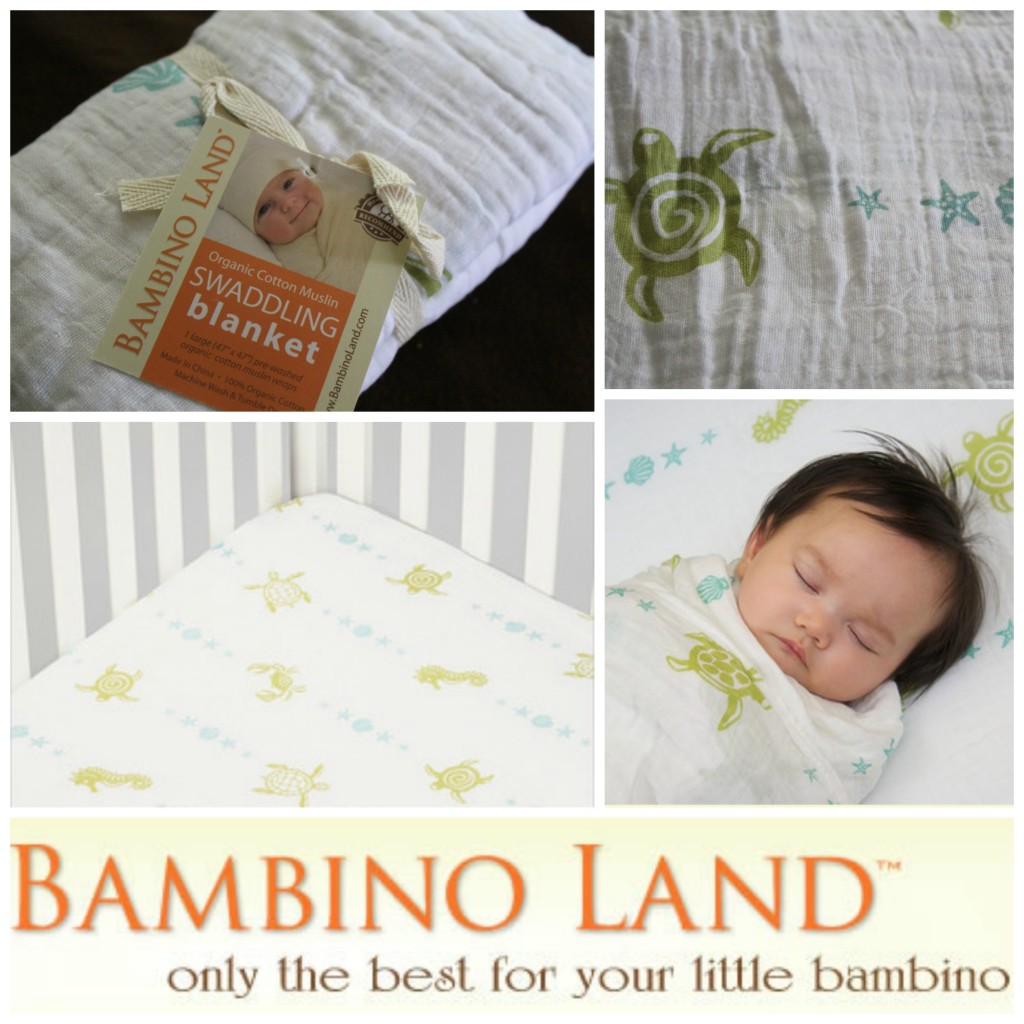 bambinoland organic swaddles and crib sheets