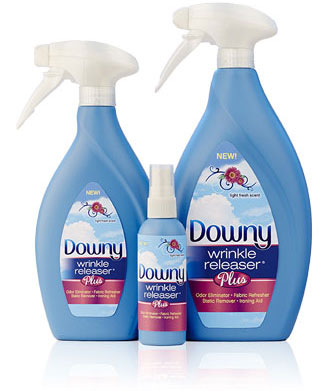 Downy Wrinkle Releaser Plus Gets the Wrinkles out Without Ironing