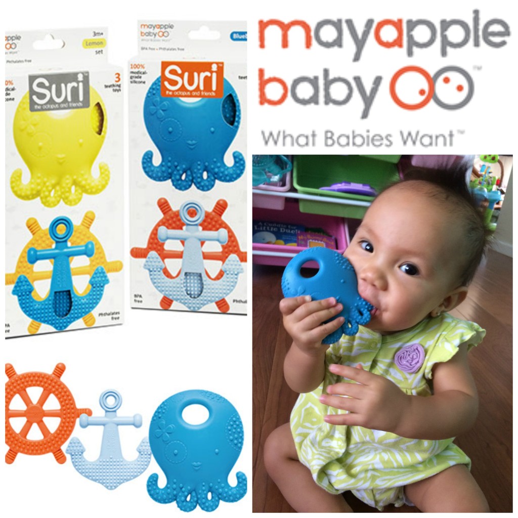 mayapple baby suri nautical baby teethers