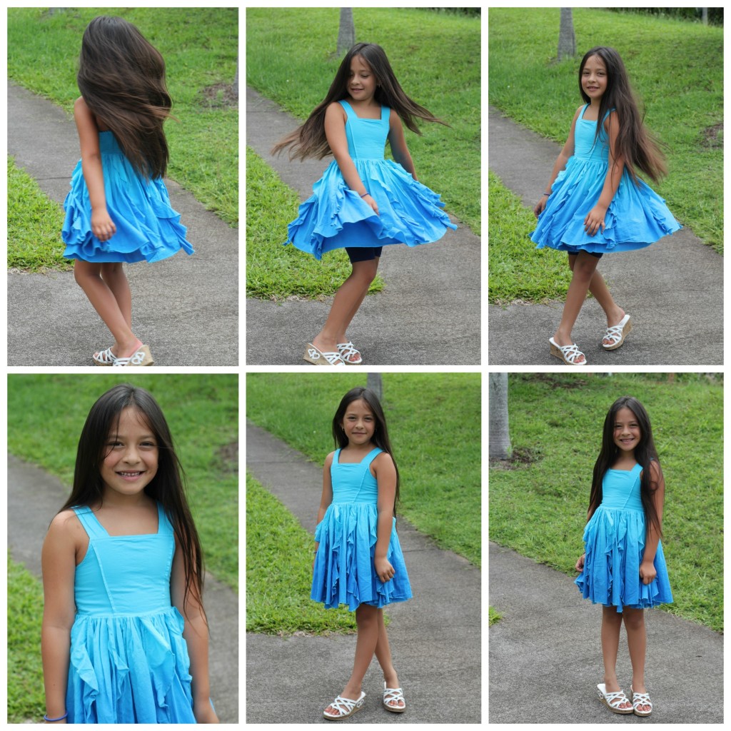 FabKids Summer Blue Dress