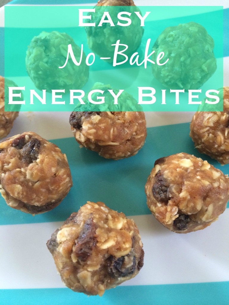 easy no-bake energy bites