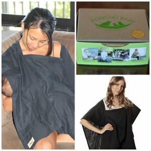 poncho baby nursing cover black