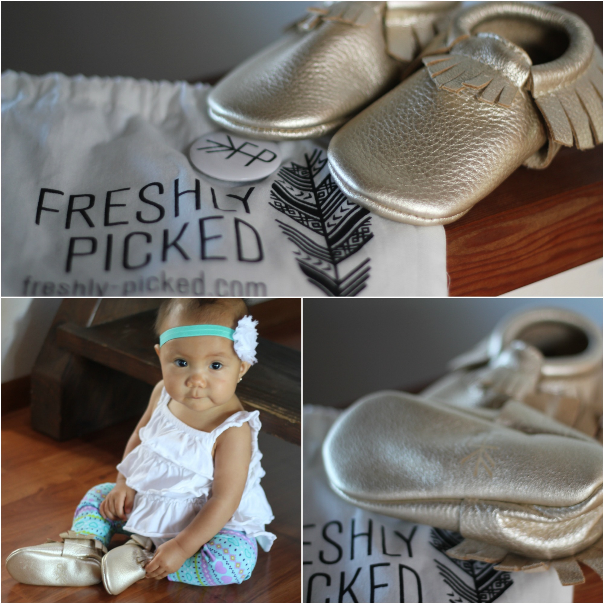 freshly picked baby shoes