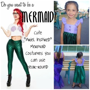 ariel inspired mermaid costumes