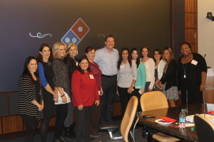 Dominos Blogger Day with Patrick Doyle CEO