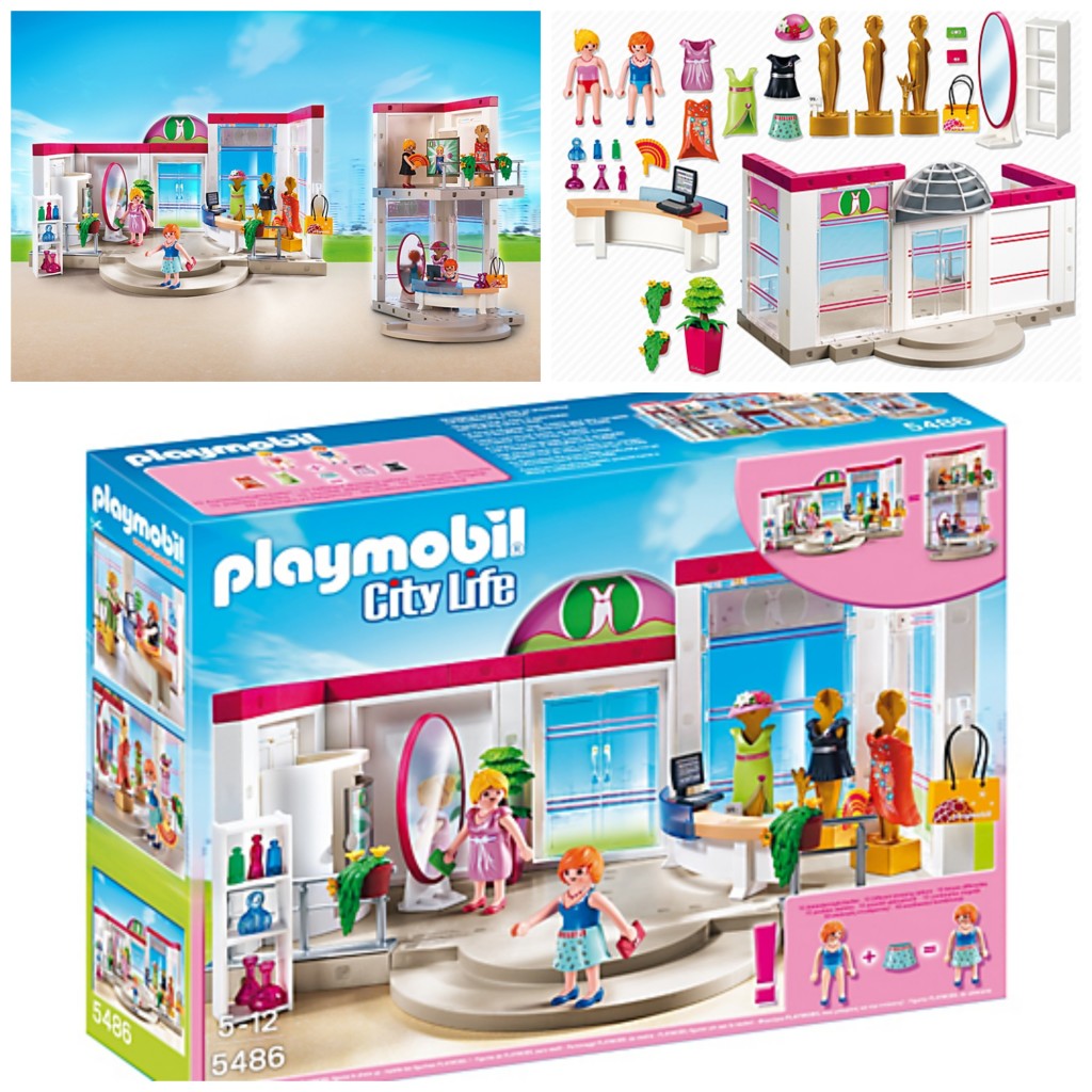 playmobil city life clothing boutique