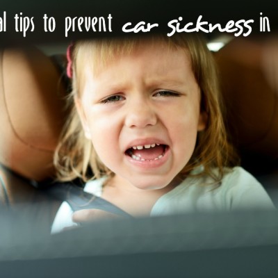 All natural tips to prevent car sickness in toddlers