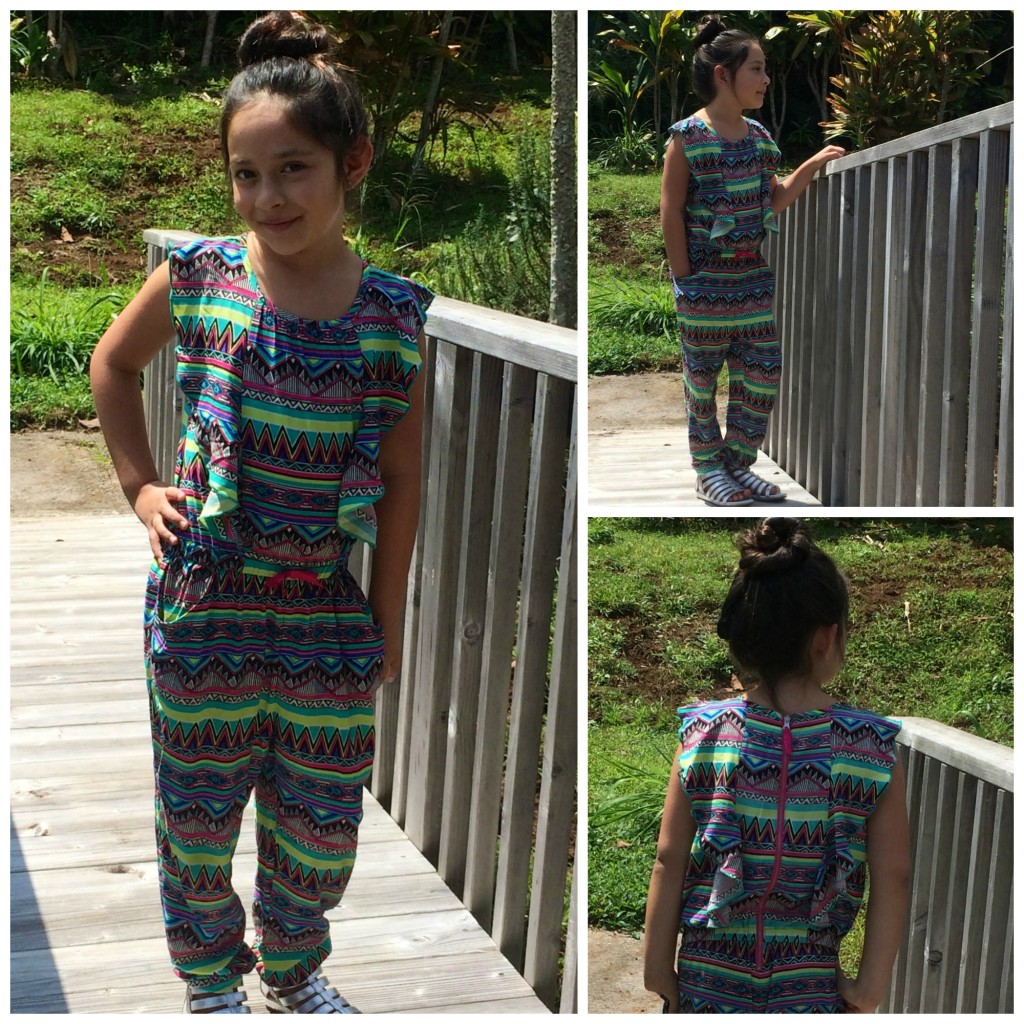 FabKids Girls Tribal Jumper Romper