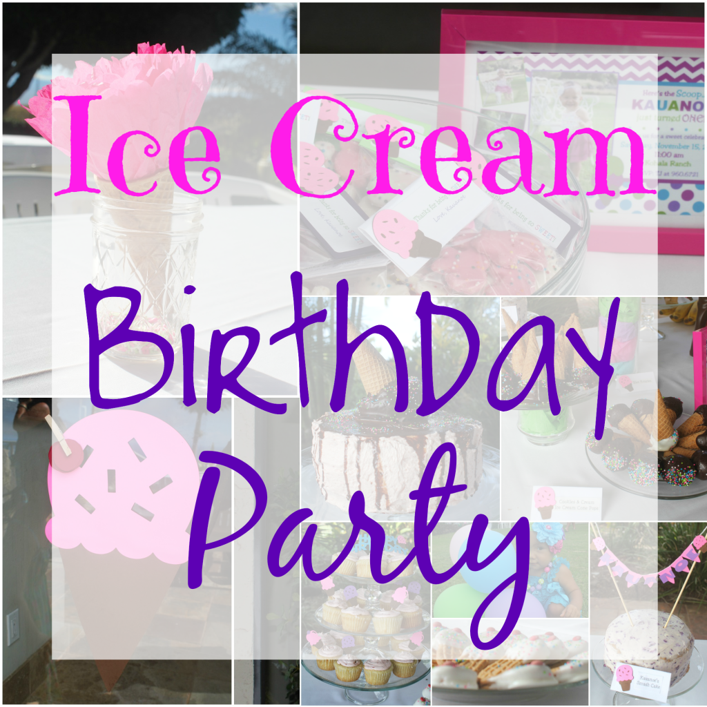 Ice Cream theme Birthday Party Ideas