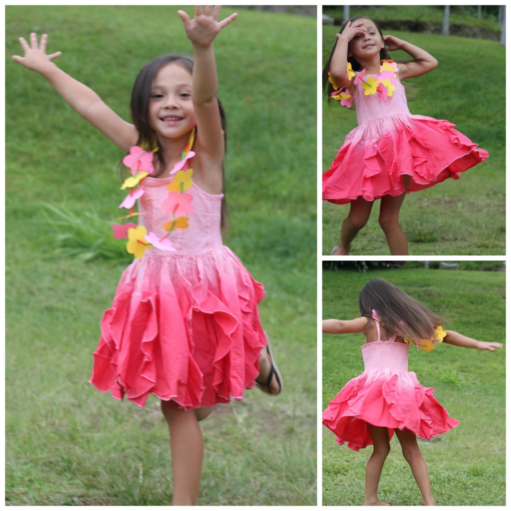 Girls Ombre Twirl Dress