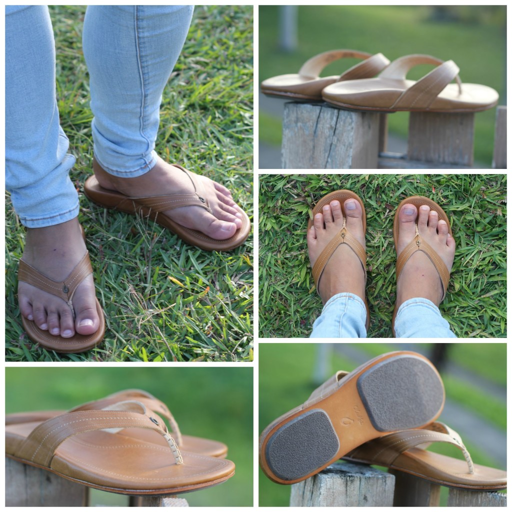 OluKai Wana Sahara Flip-Flop Slippers Sandals
