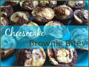 cheesecake brownie bites