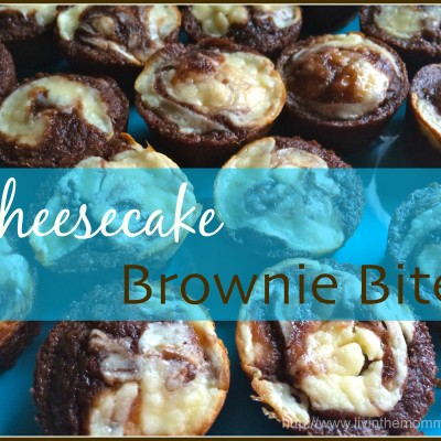 Cheesecake Brownie Bites