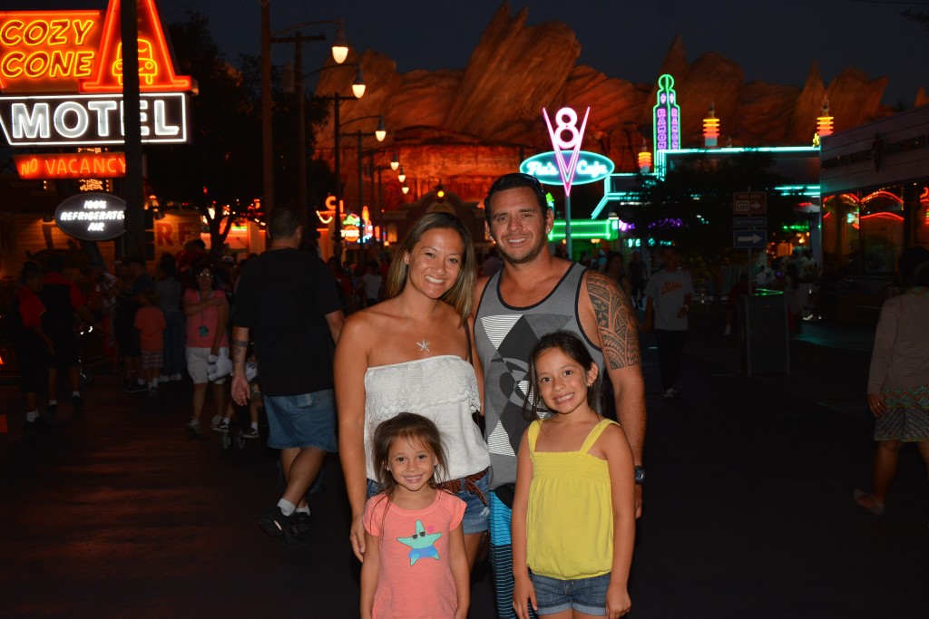 carsland photopass family photo