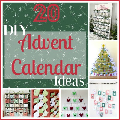 20 DIY Christmas Advent Calendar Ideas