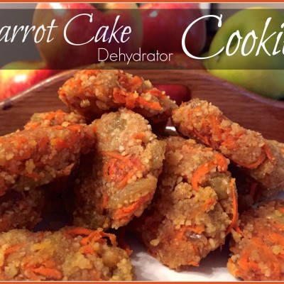 Carrot Cake Dehydrator Cookies