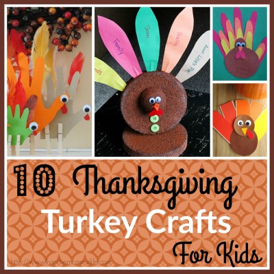 10 Fun Thanksgiving Turkey Crafts for Kids