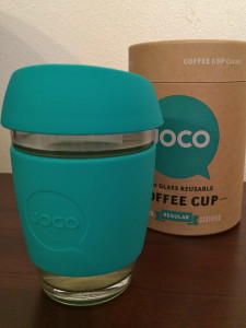 JOCO Reusable Glass Coffee Cup