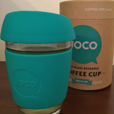 JOCO Reusable Glass Coffee Cup