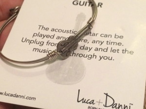 guitar bangle bracelet