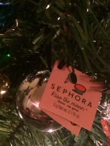 sephora lip gloss ornament