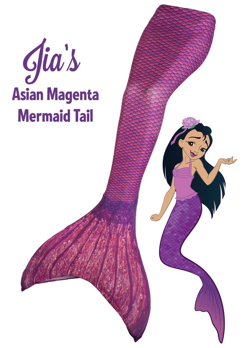 Mermaid for a Day with Fin Fun Mermaid Tails