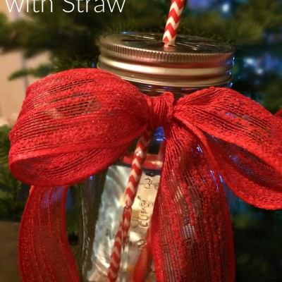 DIY Mason Jar Lidded Cups with Straw