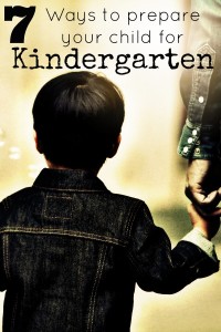 ways to prepare your child for kindergarten