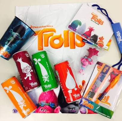 TROLLS Movie Swag Bag Giveaway