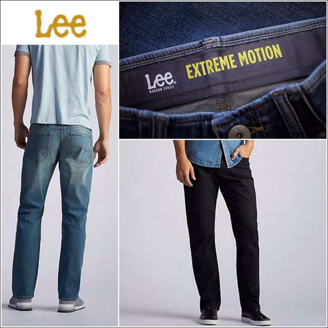 men's lee extreme motion jeans