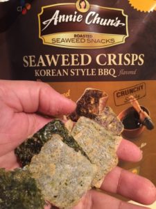 annie chun's seaweed crisps healthy snack